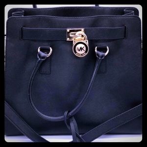 Michael kors leather Hampton Tote bag